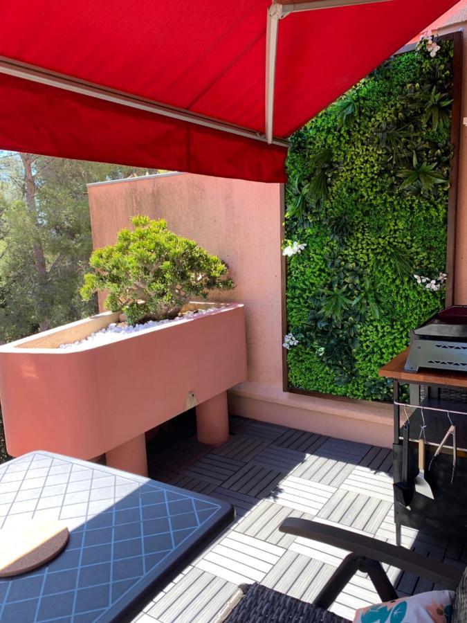 Jade - Appartement Climatise Vue Et Acces Mer Prive Ла-Сейн-сюр-Мер Екстер'єр фото